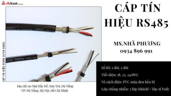 CÁP TRUYỀN THÔNG RS485 2 PAIR 24 AWG ĐÀ NẴNG – HÀ NỘI – HCM