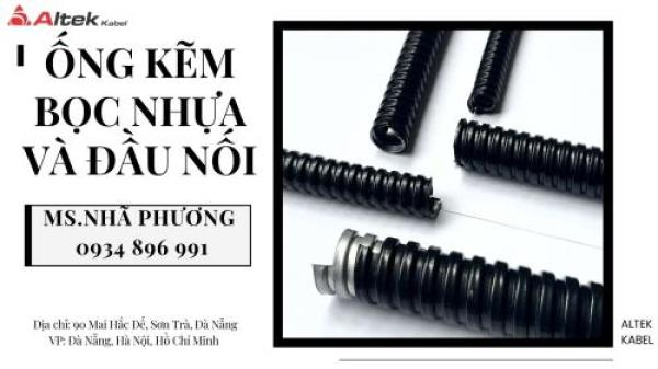 ỐNG RUỘT GÀ KẼM BỌC NHỰA VÀ ĐẦU NỐI RĂNG NGOÀI