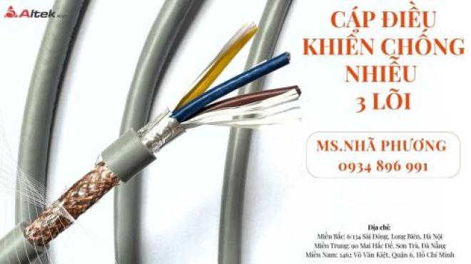 CÁP ĐIỀU KHIỂN 3 LÕI ALTEK KABEL ĐÀ NẴNG – HUẾ - QUẢNG TRỊ