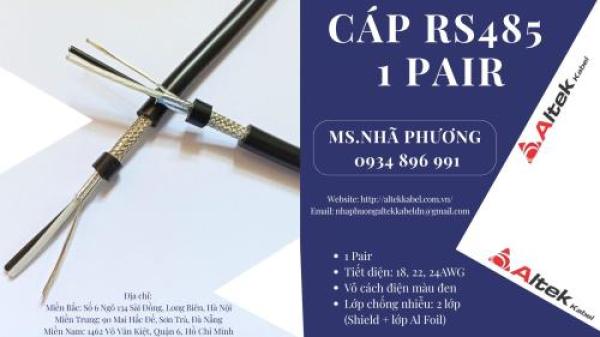 CÁP TRUYỀN THÔNG RS485 1 PAIR 24 AWG ATEK KABEL CÁP TRUYỀN THÔNG RS485 1 PAIR 24 AWG ATEK KABEL