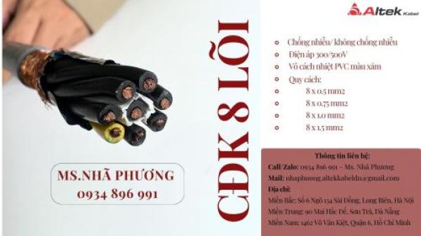 Cáp Điều Khiển 8 Lõi Altek Kabel Đà Nẵng – Hà Nội – Hồ Chí Minh