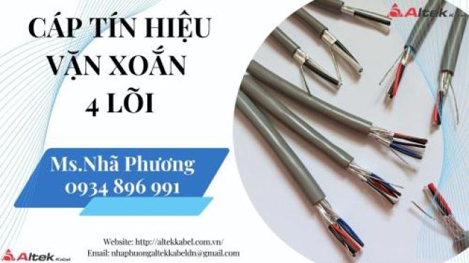 CÁP TÍN HIỆU VẶN XOẮN 18 AWG 4 LÕI ALTEK KABEL ĐÀ NẴNG – HUẾ - QUẢNG TRỊ