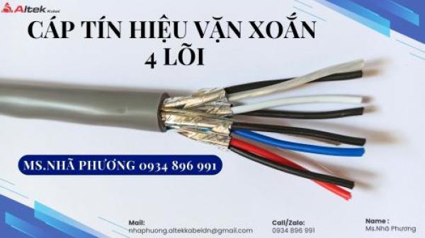 CÁP TÍN HIỆU VẶN XOẮN 18 AWG 4 LÕI ALTEK KABEL ĐÀ NẴNG – HUẾ - QUẢNG TRỊ