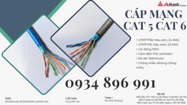CÁP MẠNG ALTEK KABEL CAT 5 23AWG ĐÀ NẴNG, HÀ NỘI, HCM.