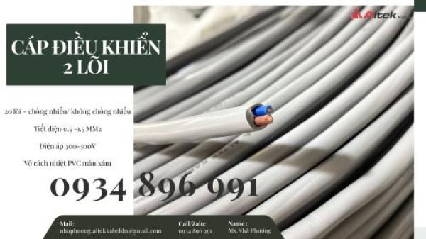 CÁP ĐIỀU KHIỂN 2 X 0.5 SH-500 HUẾ, QUẢNG TRỊ, QUẢNG BÌNH
