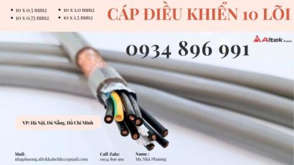 Cáp Điều Khiển 10x1.5 Mm2 Giao Ngay Đà Nẵng, Hà Nội, Hồ Chí Minh Cáp Điều Khiển 10x1.5 Mm2 Giao Ngay Đà Nẵng, Hà Nội, Hồ Chí Minh