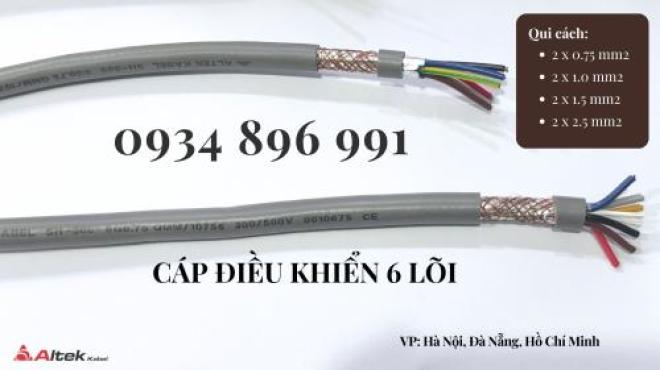 Cáp Tín Hiệu Altek Kabel 6 Lõi 0.75mm2 Đà Nẵng, Quảng Trị, Huế Cáp Tín Hiệu Altek Kabel 6 Lõi 0.75mm2 Đà Nẵng, Quảng Trị, Huế
