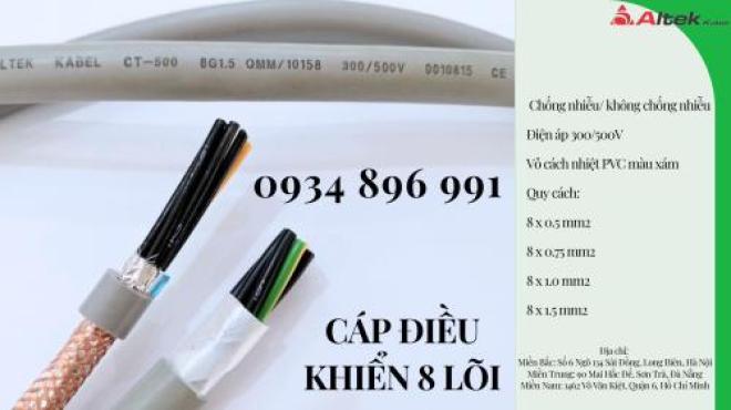 Cáp Tín Hiệu 8X 1.0 Mm2 Không Chống Nhiễu Bình Định, Khánh Hòa, Gia Lai Cáp Tín Hiệu 8X 1.0 Mm2 Không Chống Nhiễu Bình Định, Khánh Hòa, Gia Lai