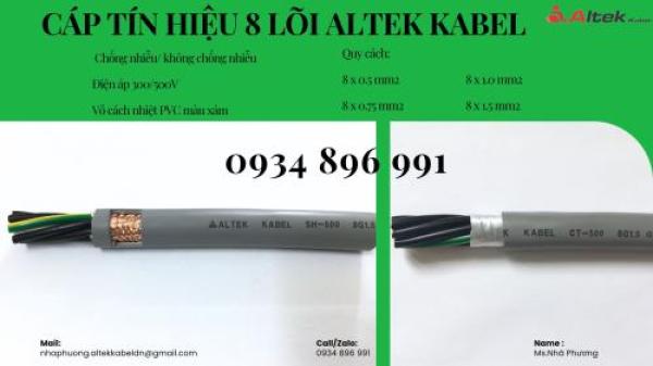 Cáp Tín Hiệu 8X 1.0 Mm2 Không Chống Nhiễu Bình Định, Khánh Hòa, Gia Lai Cáp Tín Hiệu 8X 1.0 Mm2 Không Chống Nhiễu Bình Định, Khánh Hòa, Gia Lai