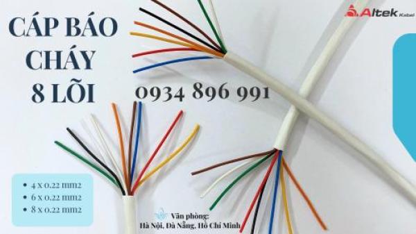 Cáp Báo Cháy 8 Lõi 0.22 Mm2 Đà Nẵng, Huế, Quảng Trị Giao Ngay Cáp Báo Cháy 8 Lõi 0.22 Mm2 Đà Nẵng, Huế, Quảng Trị Giao Ngay