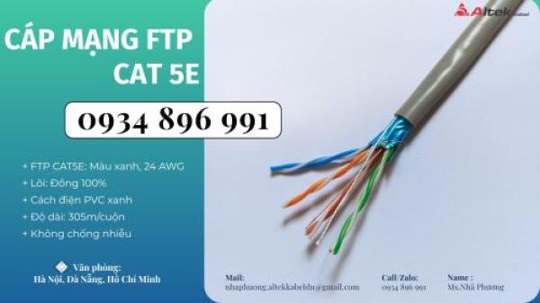 Cáp Mạng Ftp5e Chống Nhiễu Tại Hồ Chí Minh, Cần Thơ, Long An