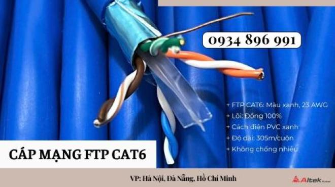 Cáp Mạng Ftp Cat 6 – 23awg Tại Đà Nẵng, Huế, Quảng Trị