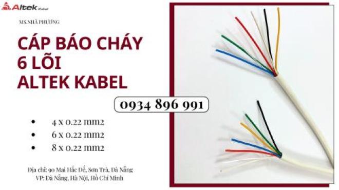 Cáp Báo Cháy 6 Lõi 0.22 Mm2 Hồ Chí Minh, Bình Dương, Long An