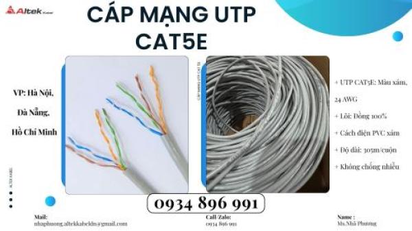 Cáp Mạng UTP Cat5e Cuộn 305m Thanh Hóa, Nghệ An, Hà Tĩnh