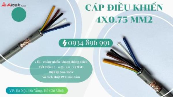 Cáp Điều Khiển 4x0.75 mm² Sẵn Đà Nẵng, Hồ Chí Minh, Hà Nội