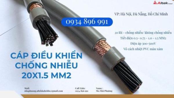 Phân Phối Cáp Tín Hiệu 20X 1.0 mm2 Tại Quy Nhơn, Khánh Hòa, Gia Lai