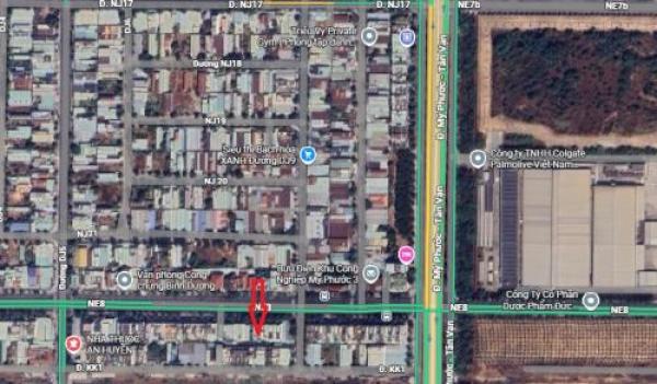 Cho thuê nhà liên kế đường NE8, KĐT Mỹ Phước 3, gần ngã tư giá thương lượng