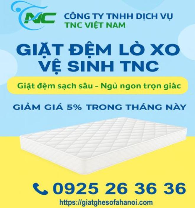 Giặt đệm lò xo tại nhà