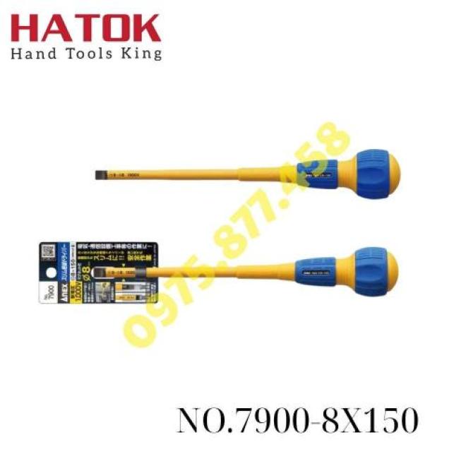 Tô vít cách điện cán tròn ANEX No.7900-8×150 Tô vít cách điện cán tròn ANEX No.7900-8×150