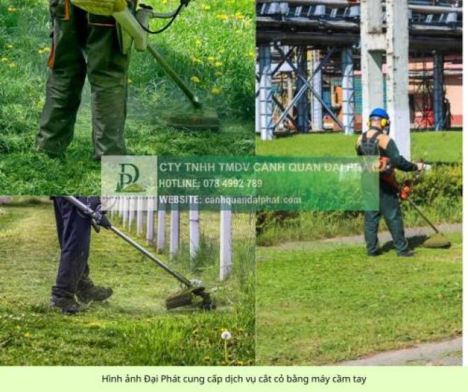 Dịch vụ cắt cỏ & vệ sinh thảm cỏ khu công nghệ cao TPHCM