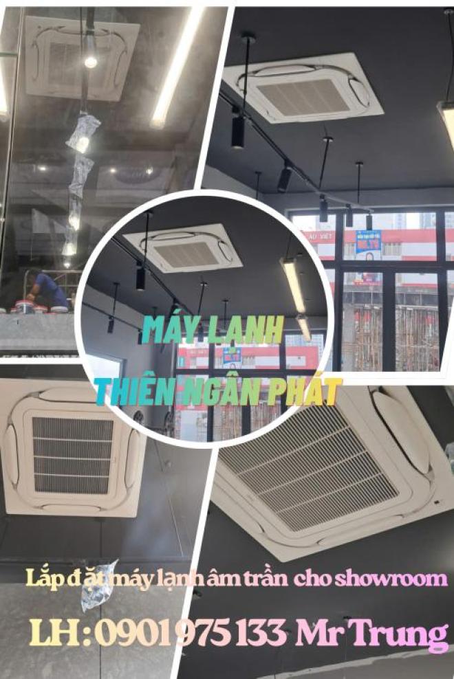 Lắp Đặt Máy Lạnh Âm Trần Cho Showroom Tại TP.HCM - Chuyên Nghiệp Uy Tín